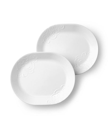 Cherish Dinner Platters, Set of 2