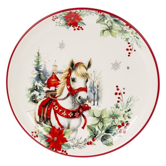 Тарелка &quot;Лошадь&quot;, L21 W21 H2 см
