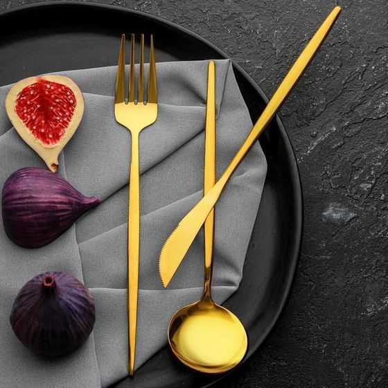 !09 Набор из трёх столовых приборов «Искусство наслаждения», 26,5 см