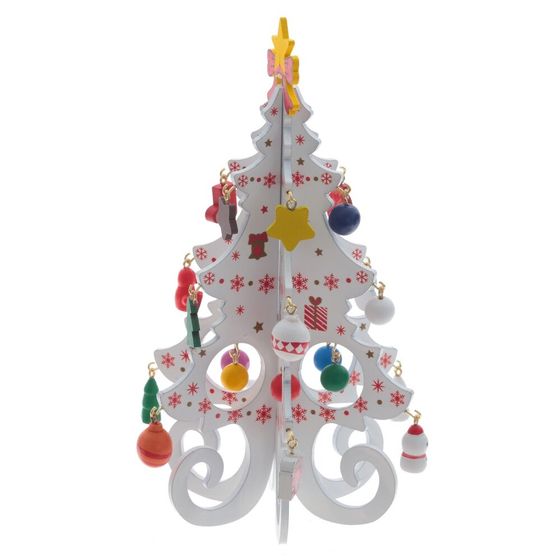 Фигурка декоративная "Ёлка", L14 W1,5 H18,5 см, 3в.