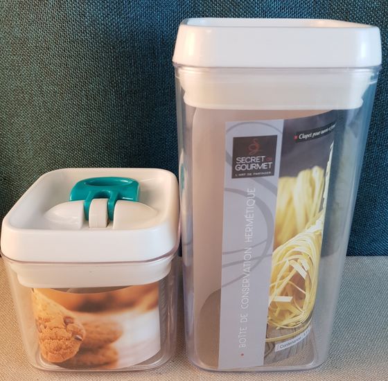 !09 Герметичная емкость для хранения с крышкой, 1.1 л., Франция, форма квадрат