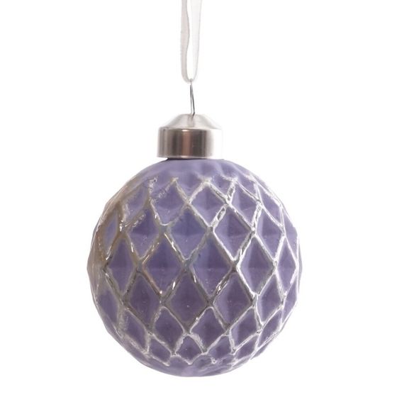 Украшение новогоднее &quot;Шар&quot;, L6 W6 H8 см, 4в.