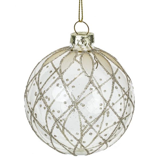 Набор из 12шт Украшение новогоднее &quot;Шар&quot;, D 8 см, L35 W25 H8,5 см