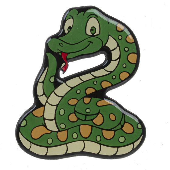 Магнит &quot;Змея&quot;, 1L7 W0,3 H7 см, 12в.