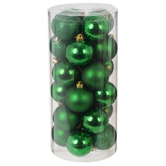 Набор из 24шт Украшение новогоднее "Шар", D 6 см, L14 W14 H30,5 см