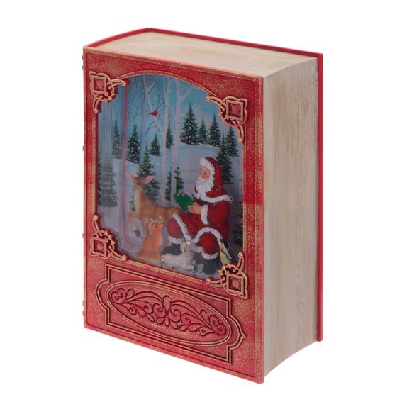 Изделие декоративное &quot;Книга&quot; (подсвет, вьюга 3хАА н/п), L13 W7 H19 см