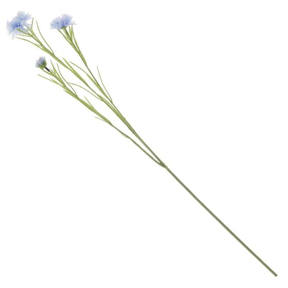 Цветок искусственный "Василек", L7 W5 H68 см, 2в.