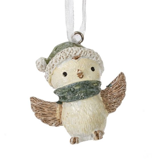 Изделие декоративное подвесное &quot;Птичка&quot;, L4,5 W3 H4 см, 2в.
