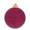 Набор из 24шт Украшение новогоднее &quot;Шар&quot;, D 6 см, L14 W14 H30,5 см