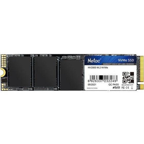 Накопитель SSD 512Gb Netac PCI-E 3.0 x4 NT01NV2000-512-E4X NV2000 M.2 2280