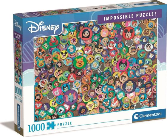 Clementoni Puzzle 1000 elementów Impossible Disney Classic