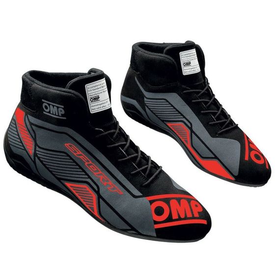 Ботинки OMP SPORT Nose Boots черные/красные 41