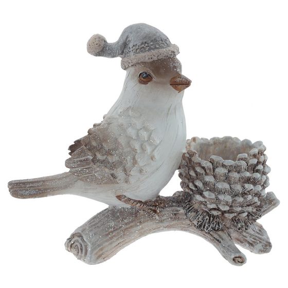 Фигурка декоративная &quot;Птичка&quot;, L16,5 W6,5 H14 см, 2в.