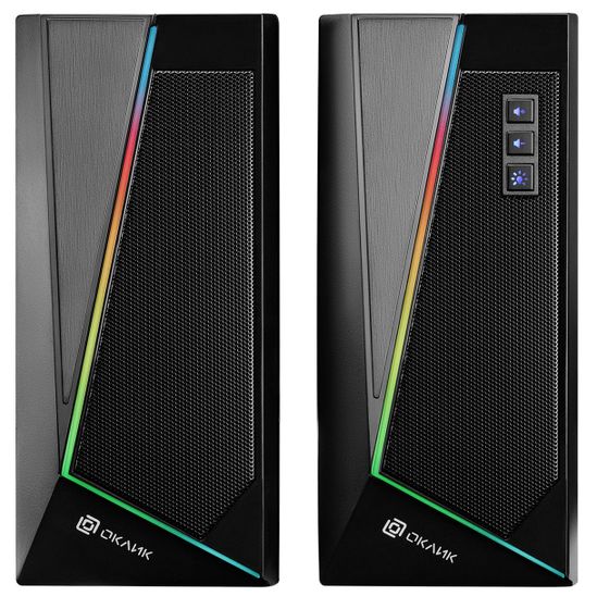Колонки 2.0 Oklick OK-125 2.0 12Вт черный (1458489)
