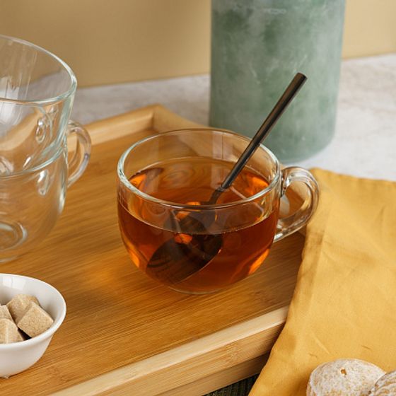 Кружка ДЖАМБО (бульонница) прозрачная 500мл