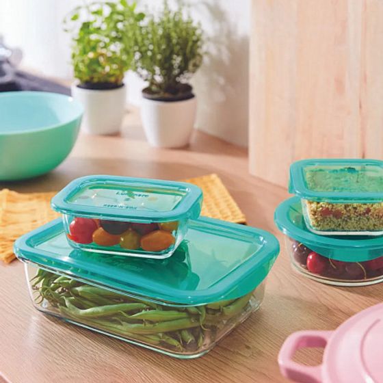 Контейнер стеклянный KEEP'N'BOX квадратный 1220мл