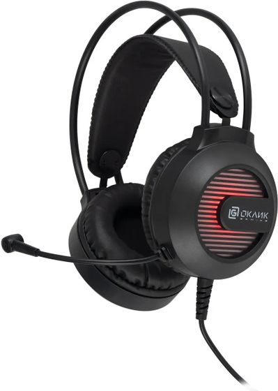 Гарнитура накладные Oklick HS-L300G проводные черный (1796949)