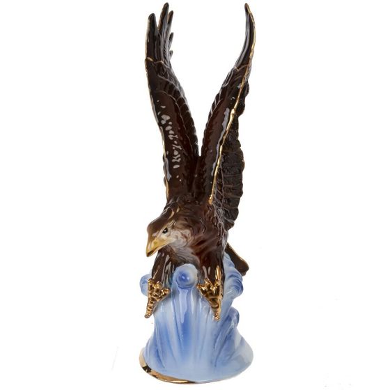 Фигурка декоративная "Орел", L16 W9 H27 см, 1 штука, дизайн микс