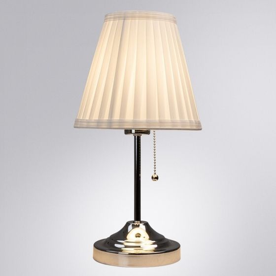 Декоративная настольная лампа Arte Lamp Marriot A5039TL-1CC, E27, 60 Вт, 22х22х42 см, хром