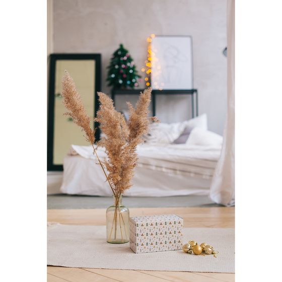 !09 Коробка на 2 капкейка /комплект 5 штук/ "В гостях у елочек", 16 х 10 х 8 см.