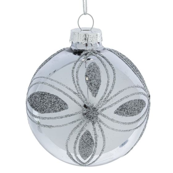 Набор из 12шт Украшение новогоднее &quot;Шар&quot;, D 8 см, L34 W25 H8 см