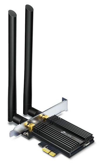 Сетевой адаптер WiFi + Bluetooth TP-Link Archer TX50E AX3000 PCI Express
