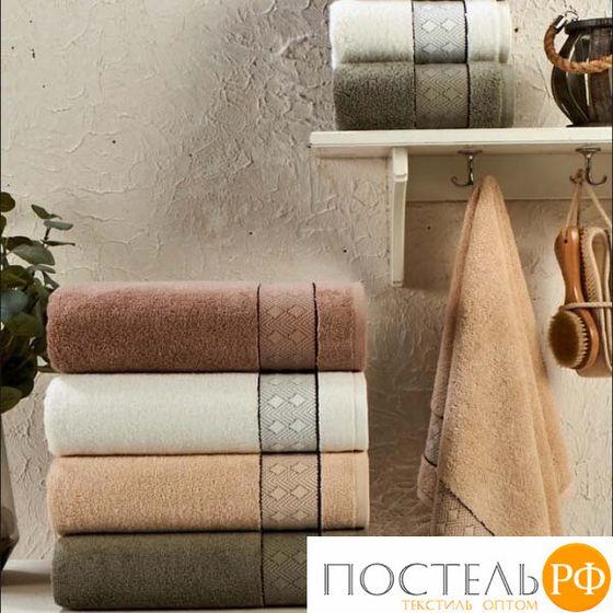 Набор полотенец Карвен &quot;SIDE&quot; Cotton (penye) 50*90 4шт. махра HS 1004