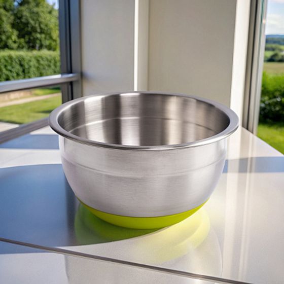 Миска стальная с крышкой MIX 16х9.5см 1.4л