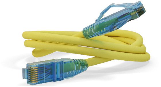 Патч-корд Hyperline PC-LPM-UTP-RJ45-RJ45-C6-2M-LSZH-YL U/UTP не экранированный RJ-45&amp;lt;&amp;gt;RJ-45 кат.6 2м желтый LSZH