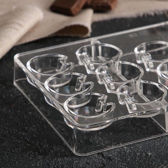 !09 Комплект из 2-х штук - Форма для шоколада и конфет «Астрал», 14 ячеек, 20×12×2,5 см, ячейка d=3 см