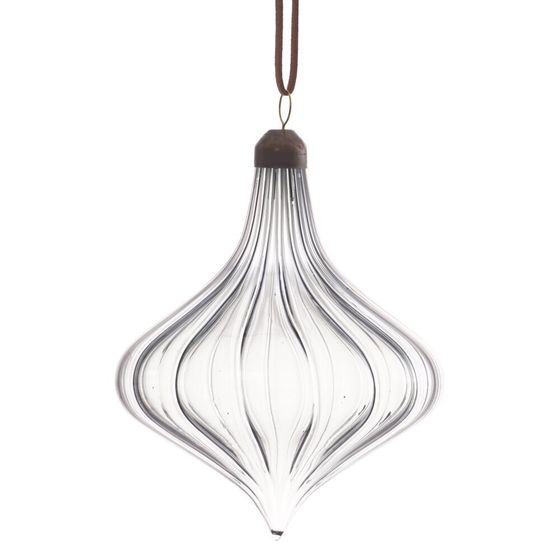 Украшение новогоднее "Капля", L11 W11 H13 см