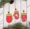 !09 Подвеска новогодняя (набор 6 штук) «Варежка»:дизайн &quot;Елочка&quot; 3 штуки + дизайн &quot;Олень&quot; 3 штуки