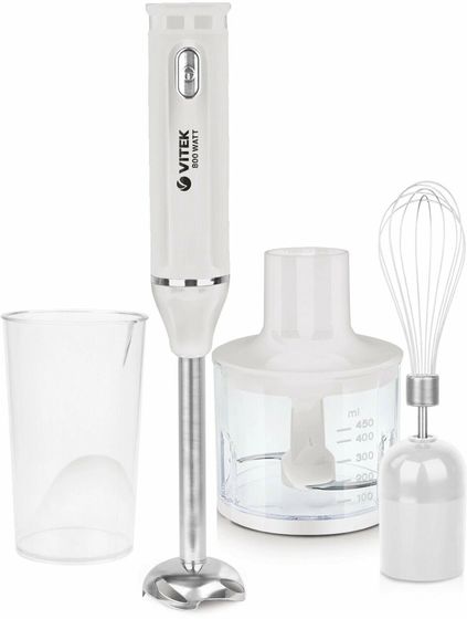 Блендер погружной Vitek VT-3409 800Вт белый