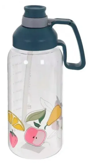 !09 Бутылка, 2000 мл, 14*10*31 см 1 шт дизайн микс