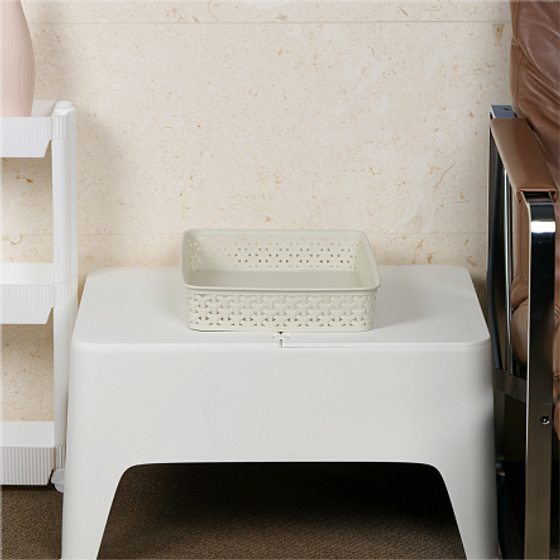 Корзина MY STYLE A4 кремовая