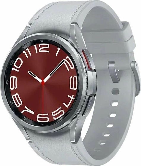 Смарт-часы Samsung Galaxy Watch 6 Classic 1.3&quot; регулируемый серебристый (SM-R955FZSACAU)