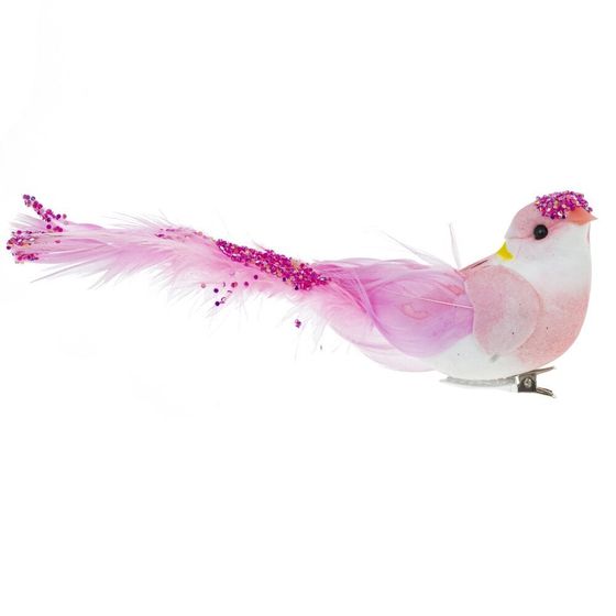 Изделие декоративное &quot;Птичка&quot;, L15 W4 H5 см, 2в.