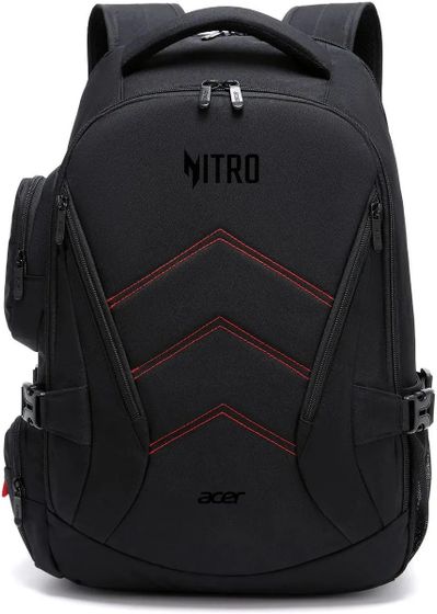 Рюкзак для ноутбука 15.6&quot; Acer Nitro OBG313 полиэстер черный/красный (ZL.BAGEE.00G)
