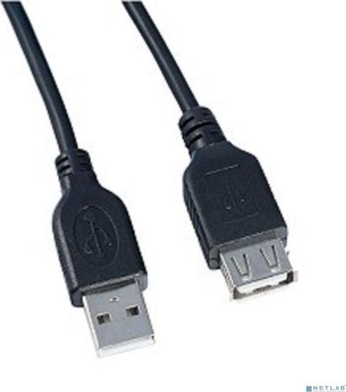 Кабель Perfeo USB 2.0 A(m) - А(f) 5м черный (U4505)