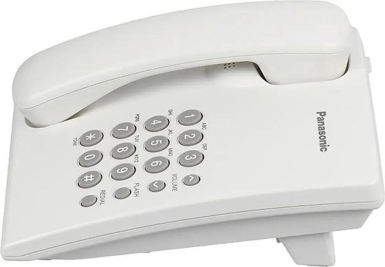 Телефон проводной Panasonic KX-TS2350RUW белый