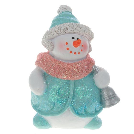 Фигурка декоративная &quot;Снеговик&quot;, L5,5 W5,5 H8,5 см, 4в.