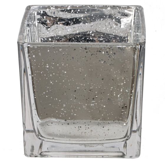 Подсвечник, L10 W10 H10 см, цвет микс