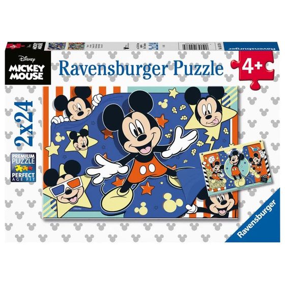 RAVENSBURGER Double Mickey 2x24 Pieces Puzzle