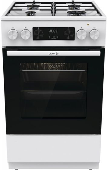 Плита комбинированная Gorenje GK5C60WJ белый (без крышки) реш.сталь