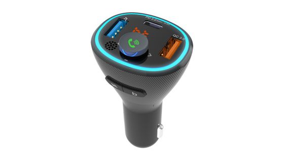 Автомобильный FM-модулятор Ritmix FMT-B300 черный BT USB