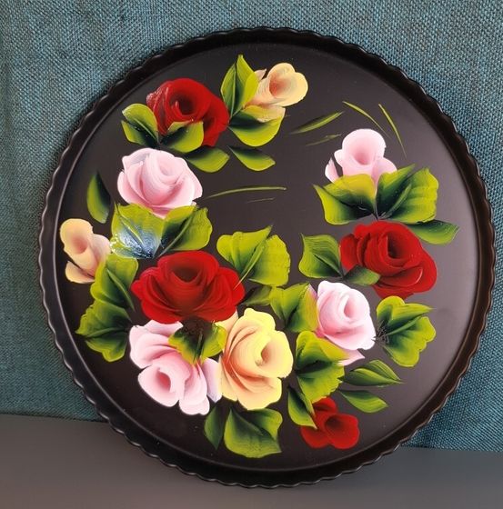 !09 Блюдо &quot;Патиссэри&quot; 28 см. стекло