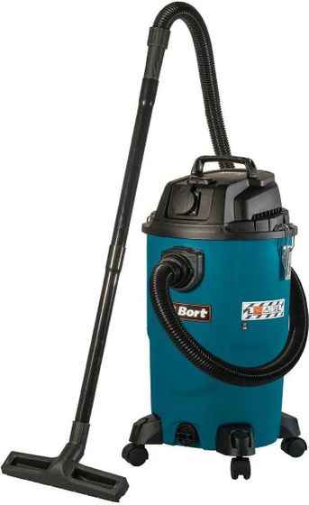 Строительный пылесос Bort BSS-1430-P 1400Вт (уборка: сухая/влажная) синий (93417456)