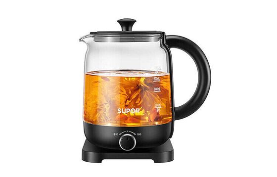 SUPOR Wellness Pot Electric Kettle For Tea Making Mini Glass Flower Teapot For Black Tea SW-10C01