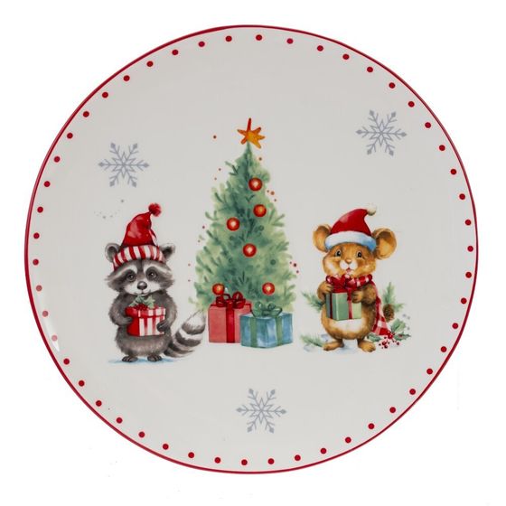 Тарелка &quot;Новогодний подарок&quot;, L20 W20 H2 см