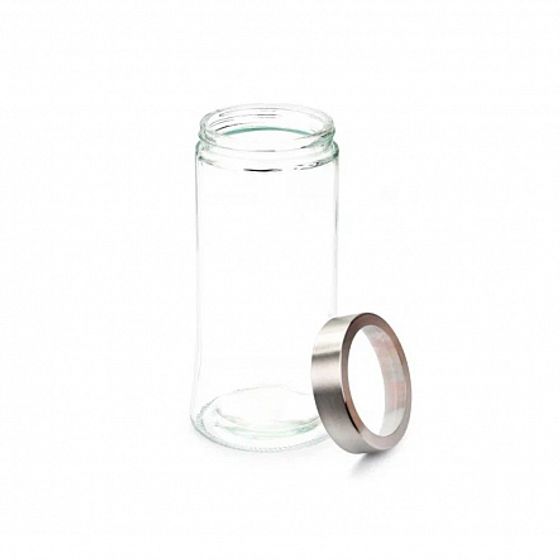 Банка стеклянная с прозрачной крышкой 1400мл